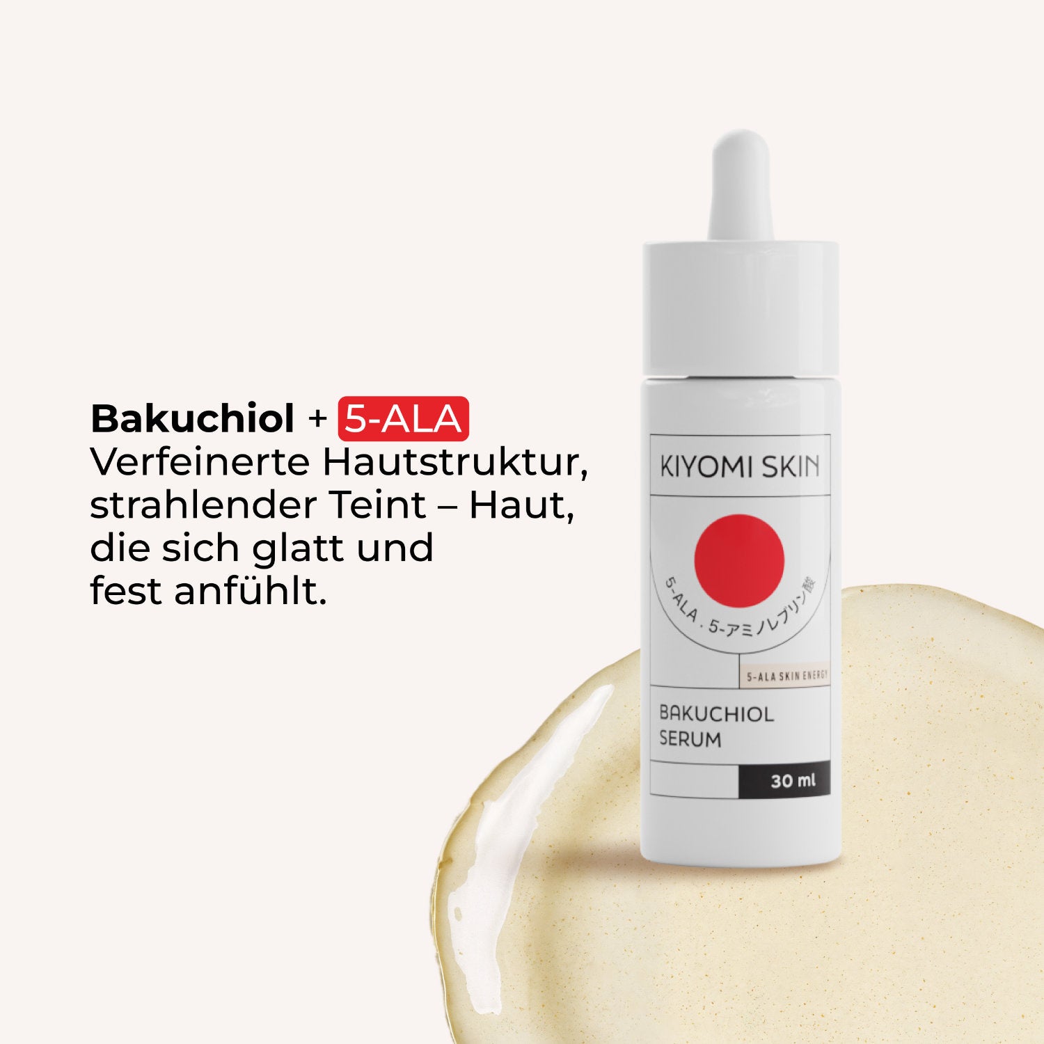 Sérum au bakuchiol – Sérum anti-âge doux pour peaux sensibles – 30 ml