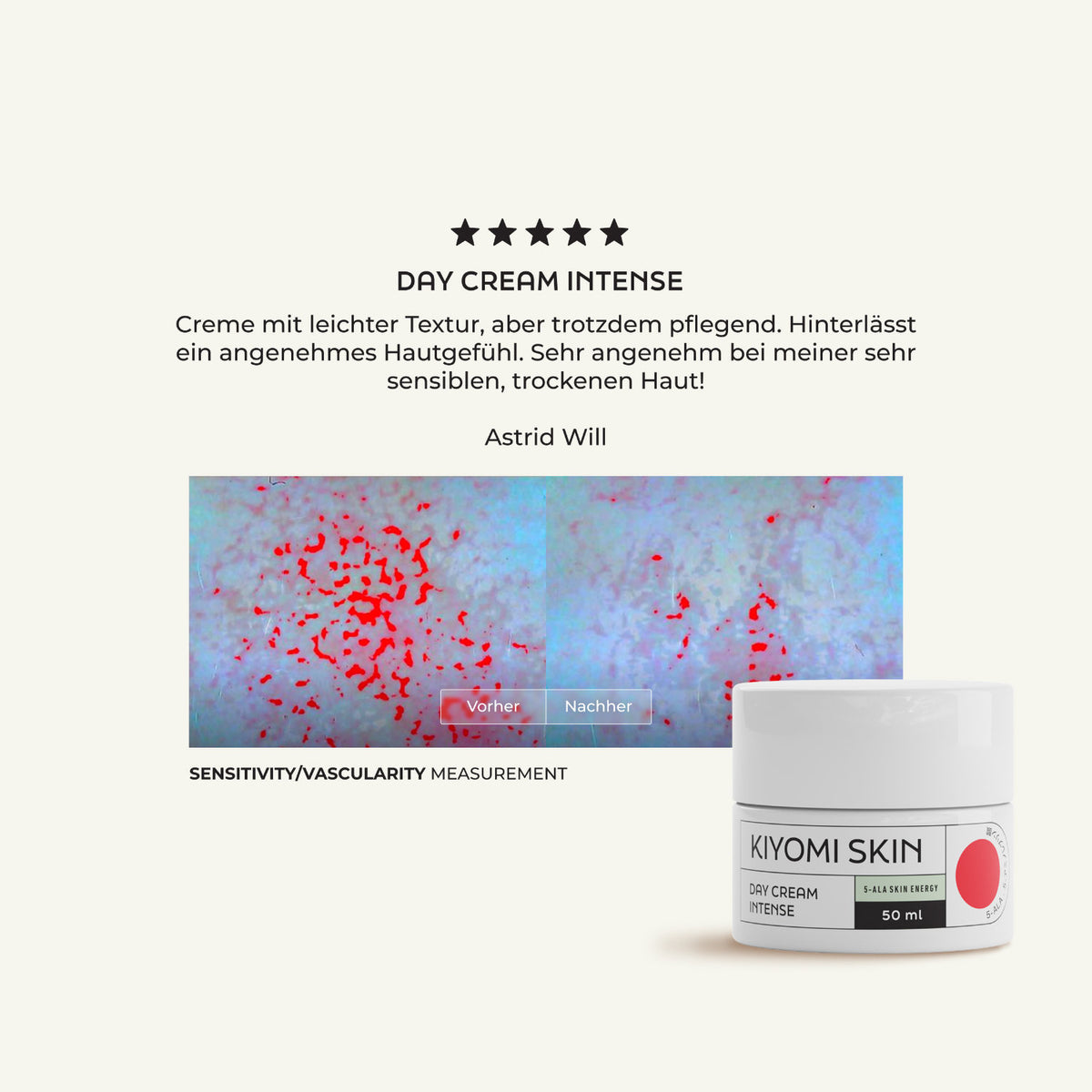 Intensive Tagescreme – Feuchtigkeit & Pflege - 50 ml