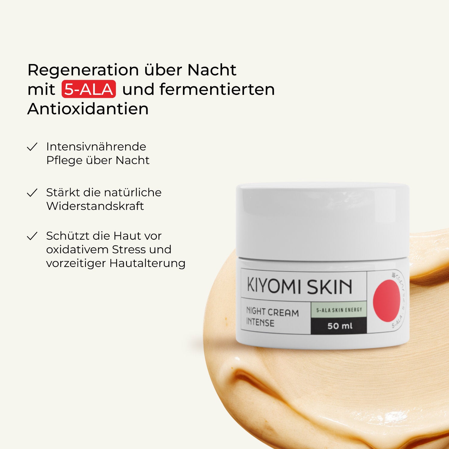 Intensive Nachtcreme – Regeneration & Pflege - 50 ml