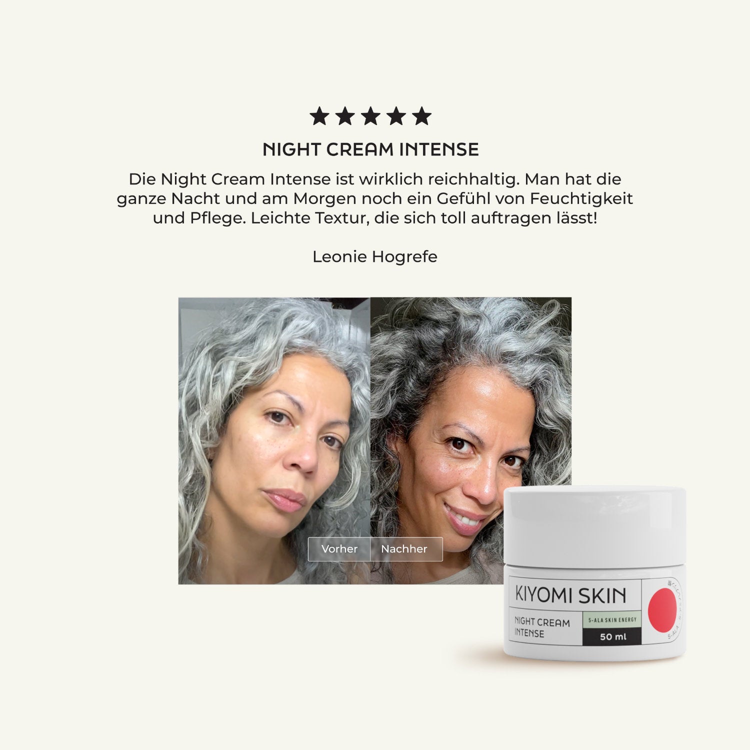 Intensive Nachtcreme – Regeneration & Pflege - 50 ml