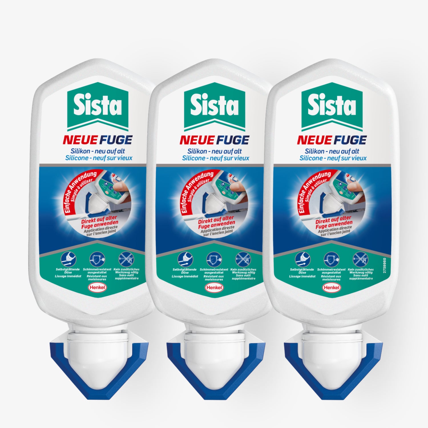 Sista «Neue Fuge» Silikon – einfache Fugenerneuerung ohne Werkzeug