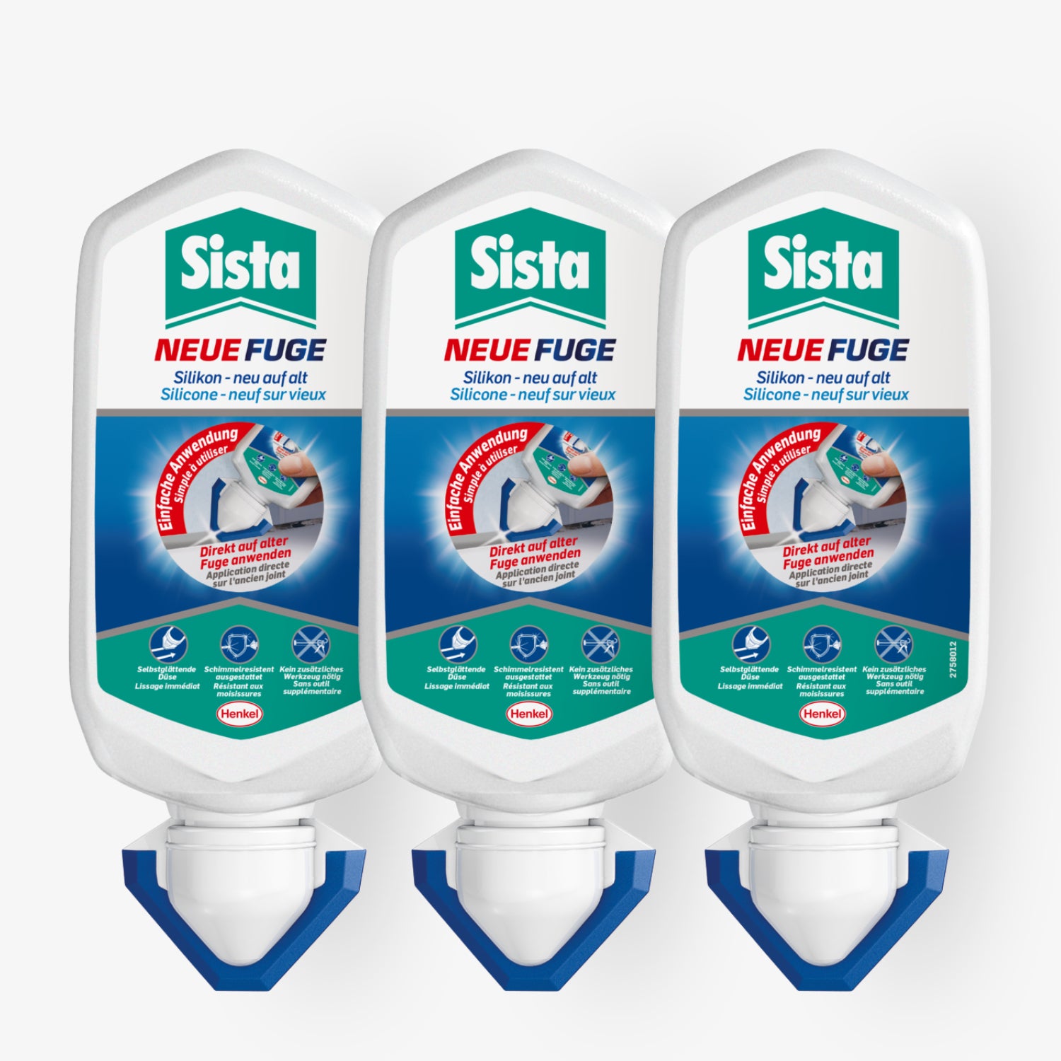 Sista «Neue Fuge» Silikon – einfache Fugenerneuerung ohne Werkzeug