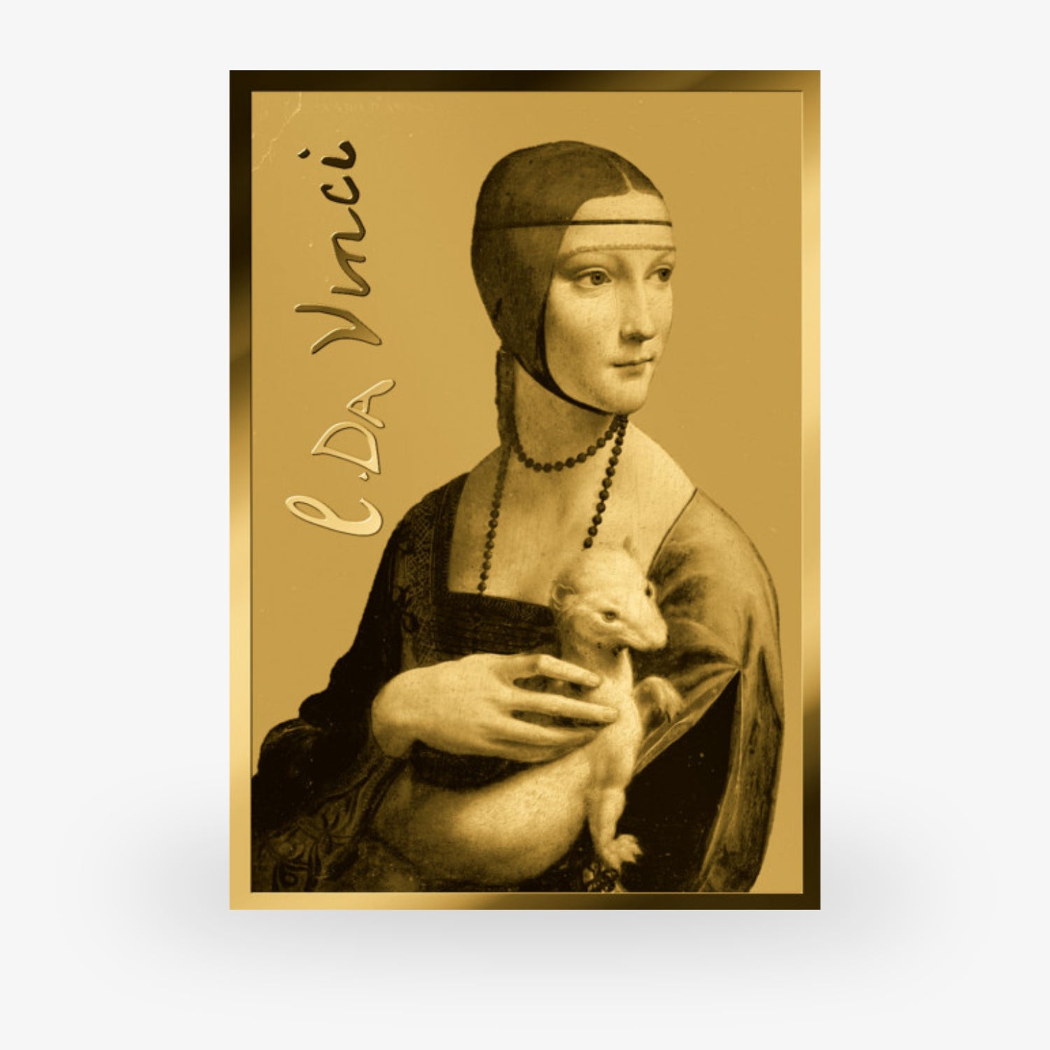 Coincard Leonardo Da Vinci – III – Dame mit Hermelin