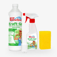 KRAFTGEL BACKOFENREINIGER – 1 L mit Schwamm & Mischflasche