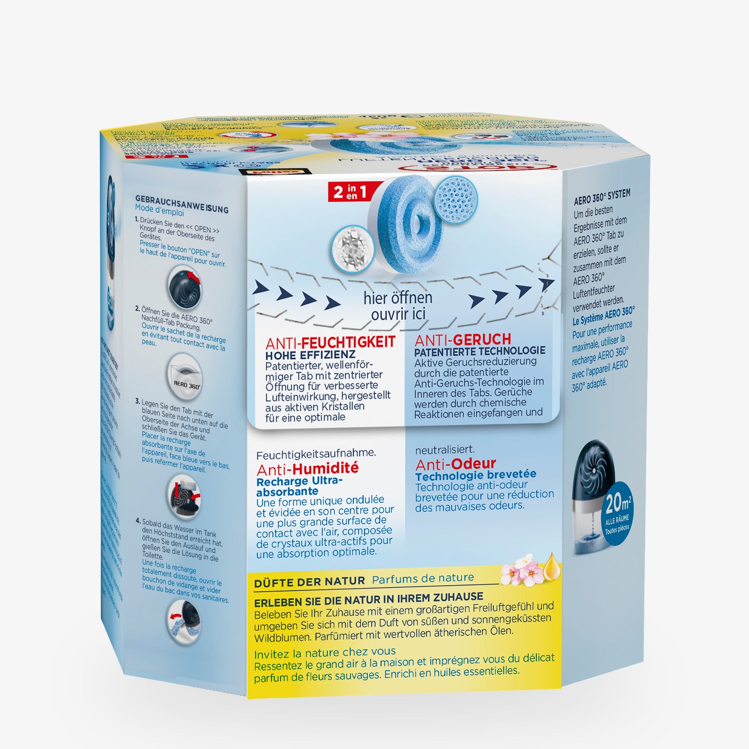 AERO 360° Nachfüll-Tabs für Luftentfeuchter