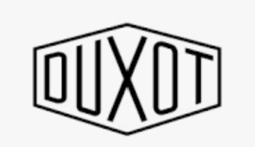 Sechseckiges Logo mit dem Wort "DUXOT" in Großbuchstaben.
