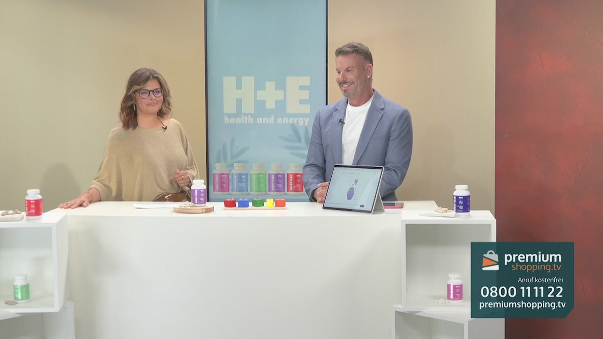 Amino Force – 120 Kapseln von H+E health and energy – Produktvideo